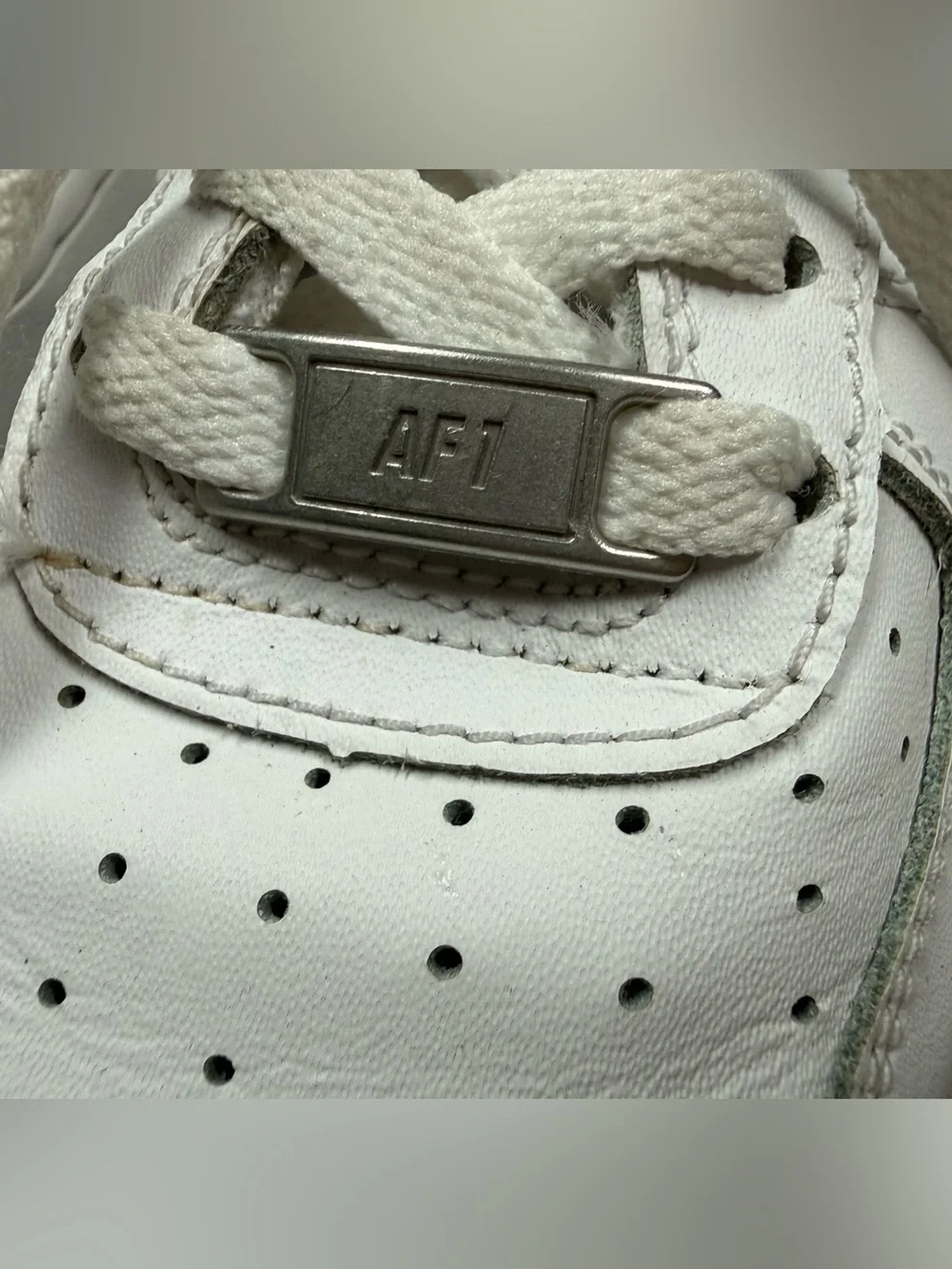 NIKE AF1 - Air Force 1 Low-Top Leather Nike Sneakers